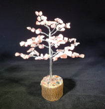 Load image into Gallery viewer, Natural RHODOCHROSITE Gemstone Chip Tree With 100 Stones Crystal Tree Of Life