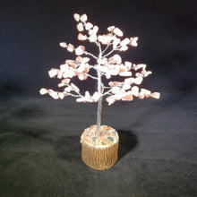 Load image into Gallery viewer, Natural RHODOCHROSITE Gemstone Chip Tree With 100 Stones Crystal Tree Of Life