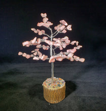 Load image into Gallery viewer, Natural RHODOCHROSITE Gemstone Chip Tree With 100 Stones Crystal Tree Of Life