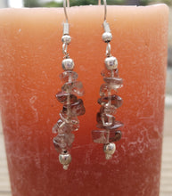 Load image into Gallery viewer, Natural SMOKEY QUARTZ Handmade Gemstone Chip EARRINGS