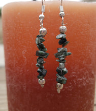 Load image into Gallery viewer, Natural SERAPHINITE Handmade Gemstone Chip EARRINGS
