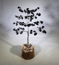 Load image into Gallery viewer, Natural ONYX Gemstone Chip Tree With 100 Stones Crystal Tree Of Life