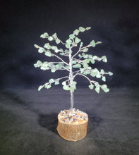 Load image into Gallery viewer, Natural GREEN AVENTURINE Gemstone Chip Tree With 100 Stones Crystal Tree Of Life