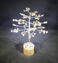 Load image into Gallery viewer, Natural MULTI-TOURMALINE Gemstone Chip Tree With 100 Stones Crystal Tree Of Life