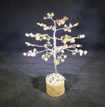 Load image into Gallery viewer, Natural MULTI-TOURMALINE Gemstone Chip Tree With 100 Stones Crystal Tree Of Life