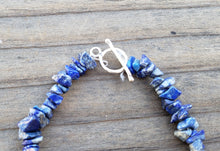 Load image into Gallery viewer, LAPIS LAZULI Natural Stone Gemstone 30" Chip Necklace