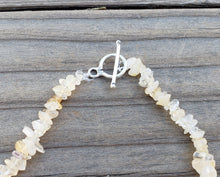 Load image into Gallery viewer, CITRINE Natural Stone Gemstone 30" Chip Necklace