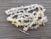 Load image into Gallery viewer, CITRINE Natural Stone Gemstone 30" Chip Necklace