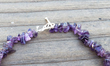 Load image into Gallery viewer, AMETHYST Natural Stone Gemstone 30" Chip Necklace