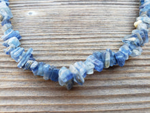 Load image into Gallery viewer, KYANITE Natural Stone Gemstone 30" Chip Necklace