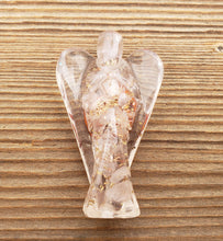 Load image into Gallery viewer, 2 INCH ROSE QUARTZ Orgone Gemstone Angel