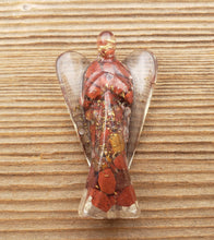 Load image into Gallery viewer, 2 INCH RED JASPER Orgone Gemstone Angel