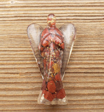 Load image into Gallery viewer, 2 INCH RED JASPER Orgone Gemstone Angel