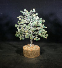 Load image into Gallery viewer, Natural JADE STEP Style Gemstone Chip Tree With 300 Stones Crystal Tree Of Life