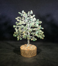 Load image into Gallery viewer, Natural JADE STEP Style Gemstone Chip Tree With 300 Stones Crystal Tree Of Life
