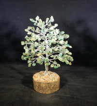 Load image into Gallery viewer, Natural JADE STEP Style Gemstone Chip Tree With 300 Stones Crystal Tree Of Life