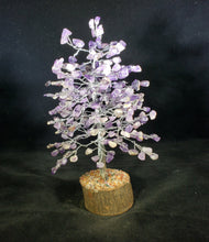 Load image into Gallery viewer, Natural AMETHYST STEP Style Gemstone Chip Tree With 300 Stones Crystal Tree Of Life
