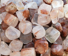 Load image into Gallery viewer, THREE (3) HEMATOID QUARTZ Tumbled Stones Medium/Large Natural Tumble Stones