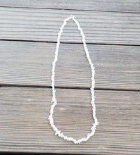Load image into Gallery viewer, CLEAR QUARTZ Natural Stone Gemstone 30" Chip Necklace