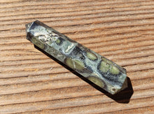 Load image into Gallery viewer, NATURAL KAMBABA JASPER Double Terminated Gemstone Crystal Pencil Point (One)
