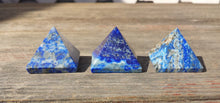 Load image into Gallery viewer, LAPIS LAZULI natural Medium gemstone crystal pyramid 27-30mm