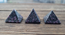 Load image into Gallery viewer, RUBY IN MATRIX natural Medium gemstone crystal pyramid 27-30mm
