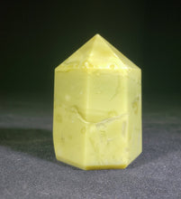 Load image into Gallery viewer, NATURAL SERPENTINE Carved Faceted Point Gemstone Crystal  Point