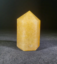 Load image into Gallery viewer, NATURAL GOLDEN QUARTZ Stone Carved Faceted Point Gemstone Crystal  Point