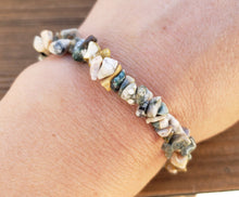 Load image into Gallery viewer, OCEAN JASPER Natural Stone Gemstone Stretchy Chip Bracelet