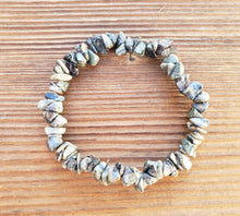 Load image into Gallery viewer, KAMBABA JASPER Natural Stone Gemstone Stretchy Chip Bracelet