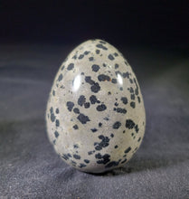 Load image into Gallery viewer, DALMATIAN JASPER EGG Natural Stone Hand Carved Gemstone Egg