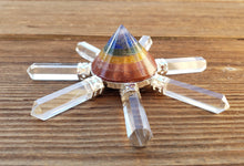 Load image into Gallery viewer, 7 CHAKRA BONDED Energy GENERATOR Natural Gemstone