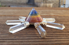 Load image into Gallery viewer, 7 CHAKRA BONDED Energy GENERATOR Natural Gemstone