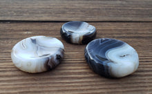 Load image into Gallery viewer, SOLOMON AGATE Sphere Stand Natural Stone Hand Carved Gemstone Sphere Stand