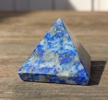 Load image into Gallery viewer, LAPIS LAZULI natural Medium gemstone crystal pyramid 27-30mm