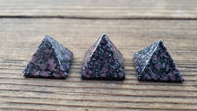 Load image into Gallery viewer, RUBY IN MATRIX natural small gemstone crystal pyramid 20-22