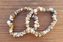 Load image into Gallery viewer, OCEAN JASPER Natural Stone Gemstone Stretchy Chip Bracelet