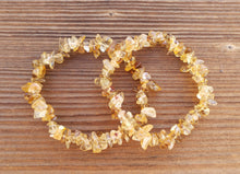 Load image into Gallery viewer, BEER QUARTZ Natural Stone Gemstone Stretchy Chip Bracelet