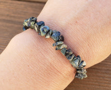 Load image into Gallery viewer, KAMBABA JASPER Natural Stone Gemstone Stretchy Chip Bracelet