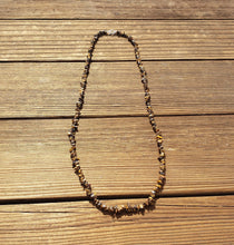 Load image into Gallery viewer, TIGER EYE Natural Stone Gemstone 30" Chip Necklace