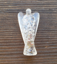 Load image into Gallery viewer, 2 INCH CLEAR QUARTZ Orgone Gemstone Angel