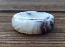 Load image into Gallery viewer, SOLOMON AGATE Sphere Stand Natural Stone Hand Carved Gemstone Sphere Stand