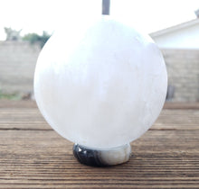 Load image into Gallery viewer, SOLOMON AGATE Sphere Stand Natural Stone Hand Carved Gemstone Sphere Stand