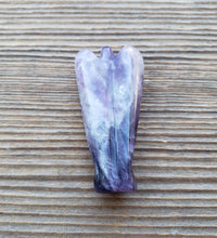 Load image into Gallery viewer, 2" AMETHYST ANGEL Natural Handcarved Stone Gemstone