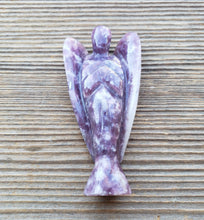 Load image into Gallery viewer, 3" LEPIDOLITE ANGEL Natural Handcarved Stone Gemstone