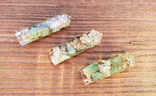 Load image into Gallery viewer, CHRYSOPRASE ORGONE Single Terminated Gemstone Crystal Pencil Point (One)