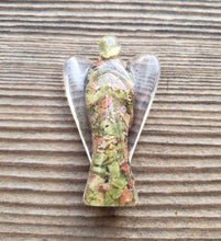 Load image into Gallery viewer, 2 INCH UNAKITE Orgone Gemstone Angel
