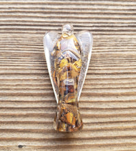 Load image into Gallery viewer, 2 INCH TIGER EYE Orgone Gemstone Angel