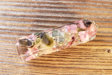 Load image into Gallery viewer, MULTI-TOURMALINE ORGONE Single Terminated Gemstone Crystal Pencil Point (One)
