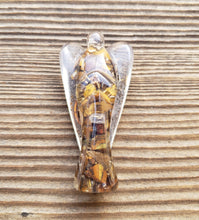 Load image into Gallery viewer, 2 INCH TIGER EYE Orgone Gemstone Angel